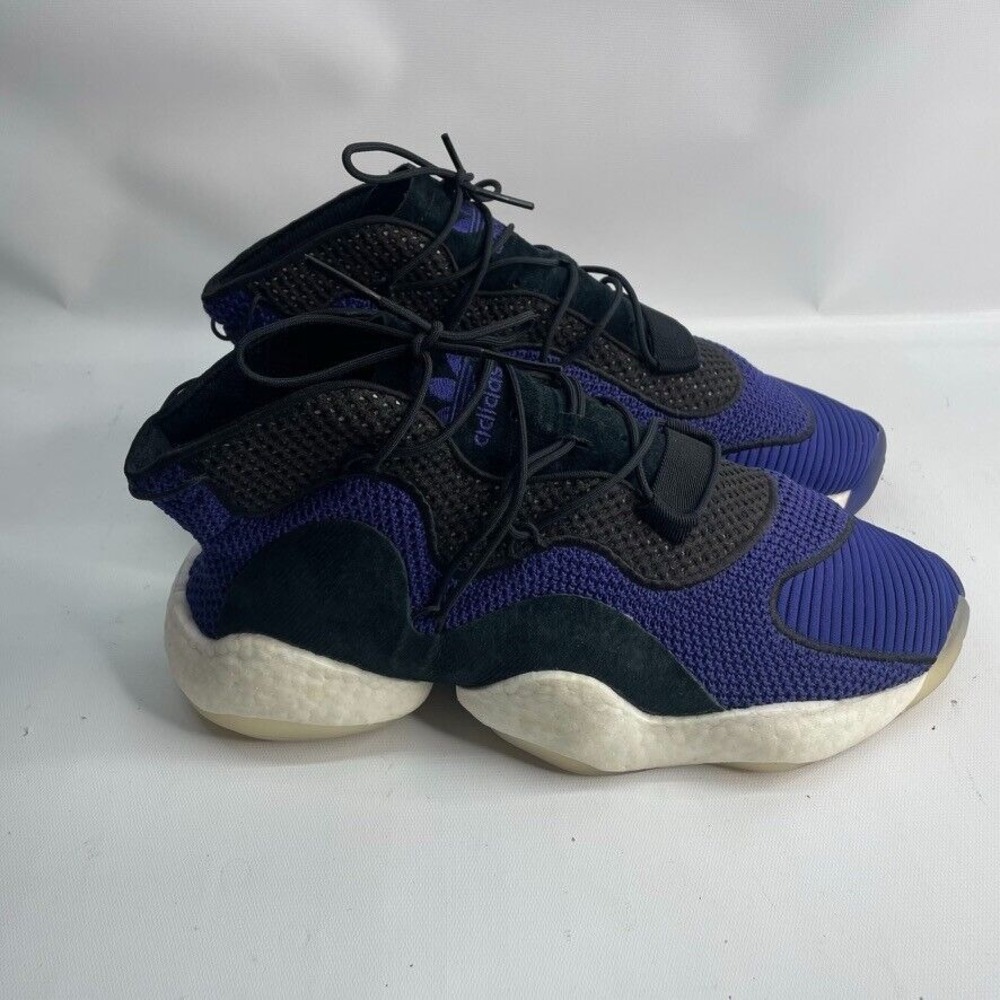 Adidias CRAZY BYW PRIMEKNIT B37550 PURPLE/CORE BLACK Men's Size 11